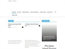 Tablet Screenshot of phuquocislandtourism.com